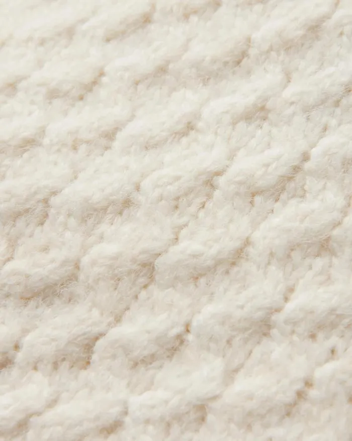 Passenger Tops Cozy Cable Recycled Knitted Jumper Off White Off White 8211 Women