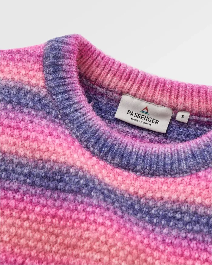 Passenger Tops Fika Recycled Knitted Jumper Crushed Berry Dip Crushed Berry Dip 8211 Women