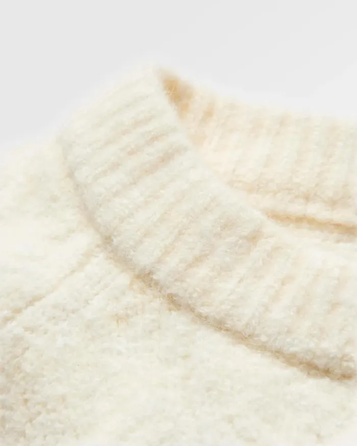 Passenger Tops Harvest Recycled Knitted Jumper Marshmallow Marshmallow 8211 Women