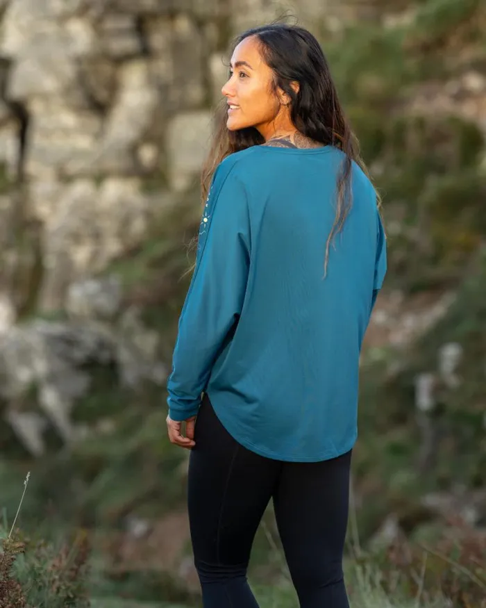 Passenger Tops Hatha Recycled Active Top Corsair Blue Corsair Blue 8211 Women