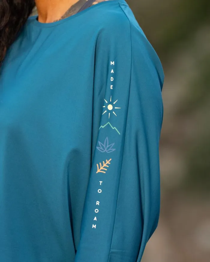 Passenger Tops Hatha Recycled Active Top Corsair Blue Corsair Blue 8211 Women