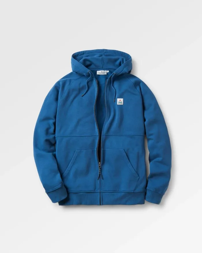 Passenger Tops Heritage Full Zip Recycled Cotton Hoodie Dark Denim Dark Denim 8211 Men Passenger Tops Heritage Full Zip Recycled Cotton Hoodie Dark Denim Dark Denim 8211 Men