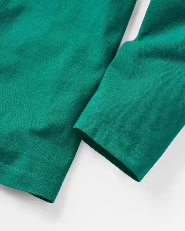 Passenger Tops Heritage Recycled Relaxed Fit LS TShirt Forest Green Forest Green 8211 Men