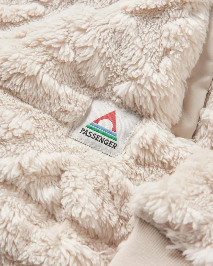 Passenger Tops Holistic Sherpa Hooded Fleece Vintage White Vintage White 8211 Women