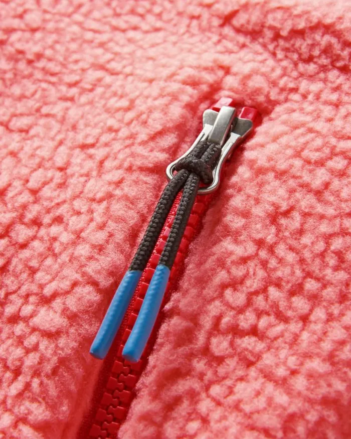 Passenger Tops Maine 20 12 Zip Recycled Sherpa Fleece Shell Pink Shell Pink 8211 Women