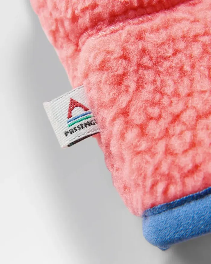 Passenger Tops Maine 20 12 Zip Recycled Sherpa Fleece Shell Pink Shell Pink 8211 Women