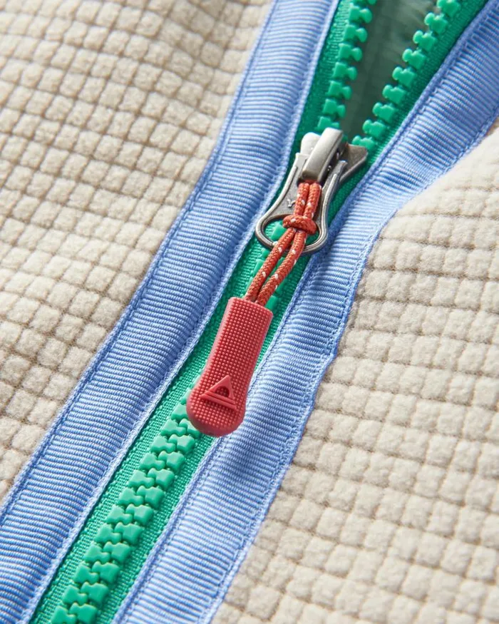 Passenger Tops Off Trail Recycled Grid Polar Fleece Pebble GreyGreen Spruce Pebble Greygreen Spruce 8211 Women