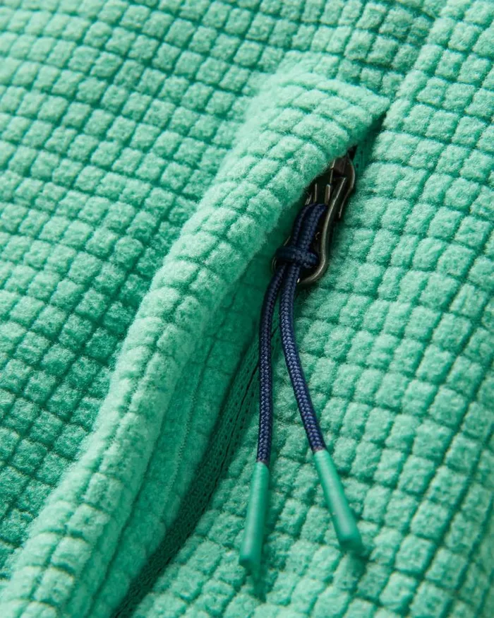 Passenger Tops Off Trail Recycled Grid Polar Fleece Pebble GreyGreen Spruce Pebble Greygreen Spruce 8211 Women
