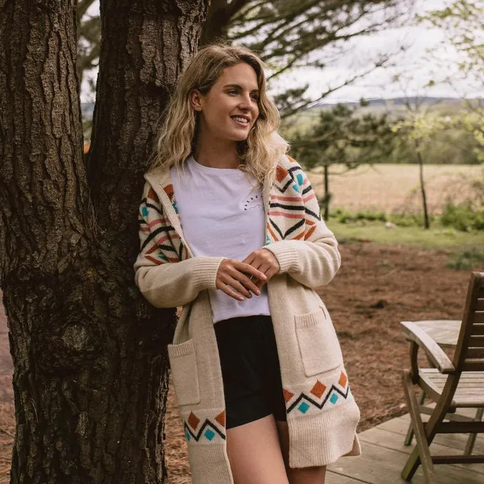 Passenger Tops Palumbo Hooded Cardigan Off White Off White 8211 Women