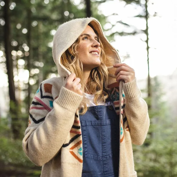Passenger Tops Palumbo Hooded Cardigan Off White Off White 8211 Women