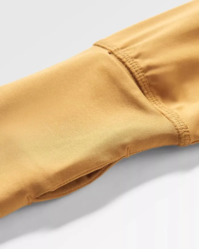Passenger Tops River Recycled Active LS TShirt Dusty Ochre Corsair Blue Dusty Ochre Corsair Blue 8211 Women