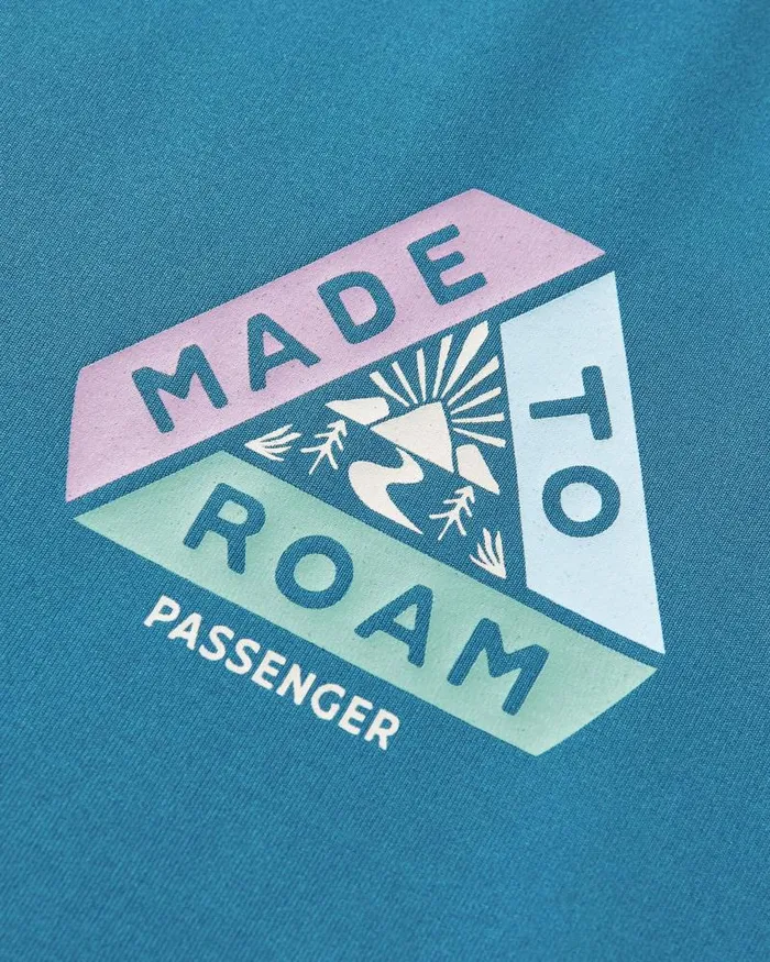 Passenger Tops River Recycled Active LS TShirt Dusty Ochre Corsair Blue Dusty Ochre Corsair Blue 8211 Women