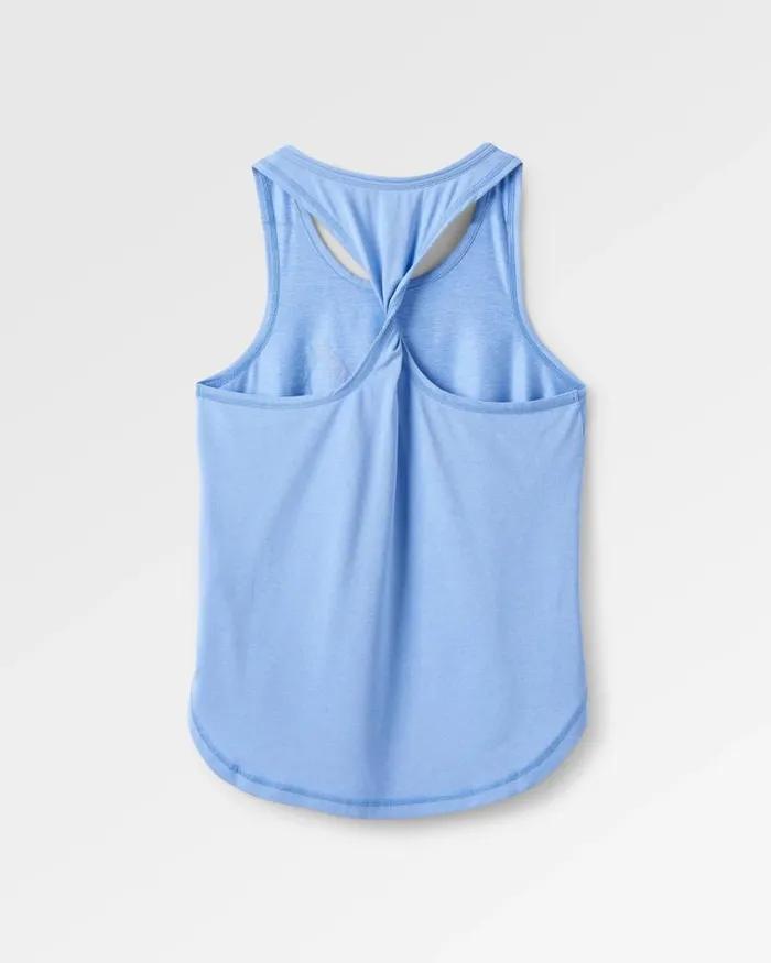 Passenger Tops Twist Recycled Marl Active Vest Cornflower Marl Cornflower Marl 8211 Women