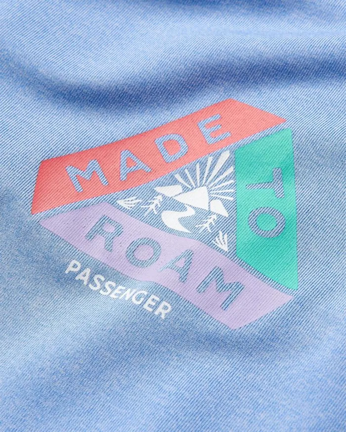 Passenger Tops Twist Recycled Marl Active Vest Cornflower Marl Cornflower Marl 8211 Women