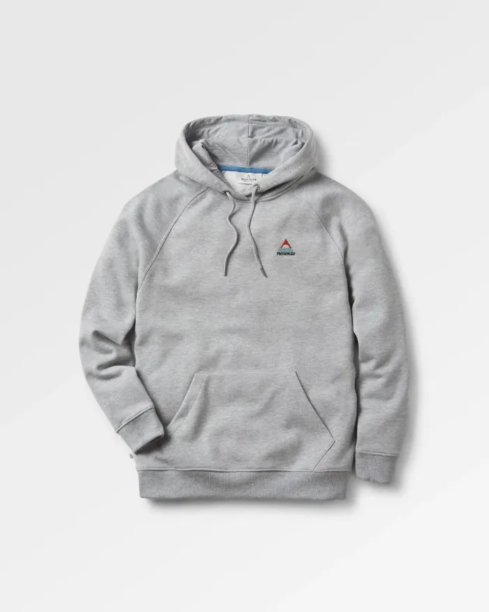 Passenger Tops Vita Hoodie Grey Marl Grey Marl 8211 Men