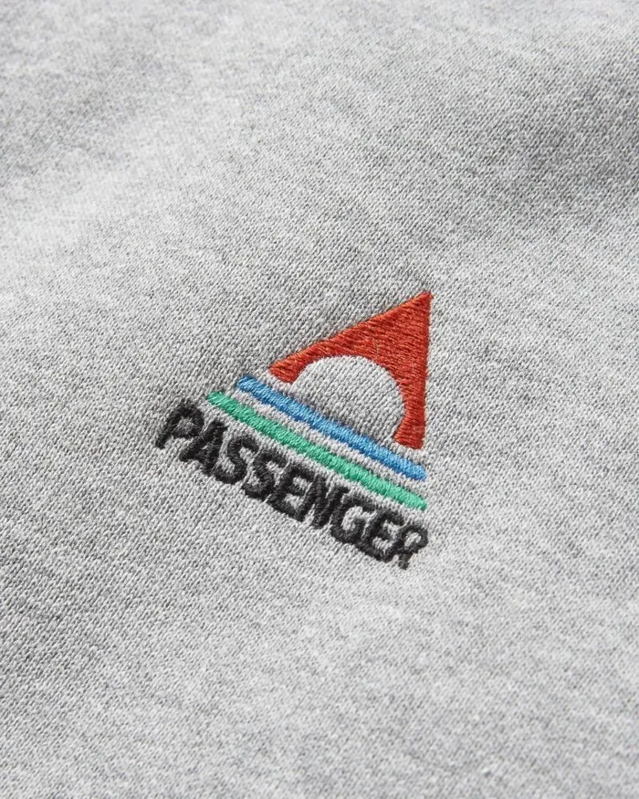 Passenger Tops Vita Hoodie Grey Marl Grey Marl 8211 Men
