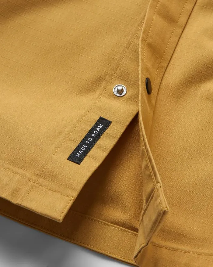 Passenger Tops Way Ripstop Short Sleeve Shirt Mustard Gold Mustard Gold 8211 Men