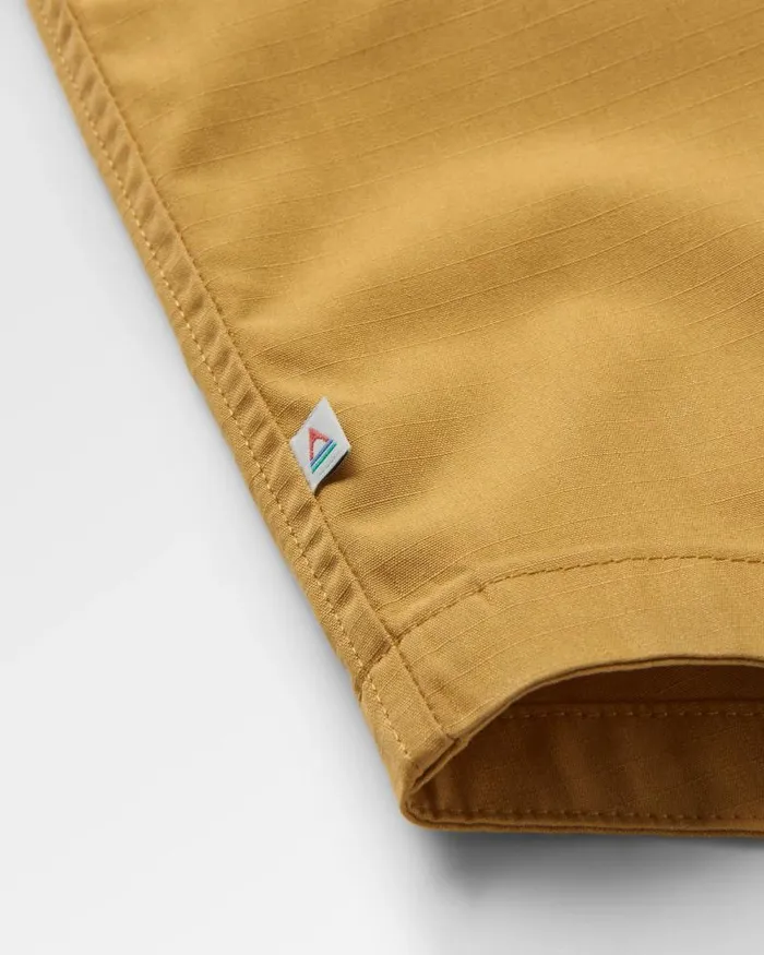 Passenger Tops Way Ripstop Short Sleeve Shirt Mustard Gold Mustard Gold 8211 Men