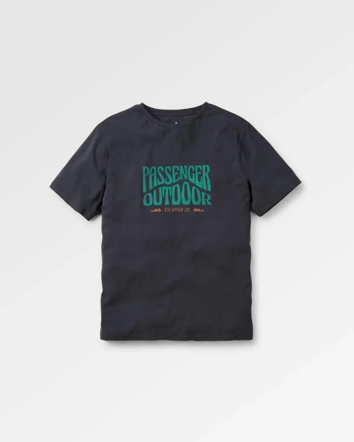 Passenger Tops Yuca Recycled Cotton TShirt Black Black 8211 Men