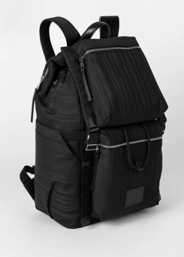 Paul Smith Bags 039Shadow Stripe039 Backpack Black 8211 Mens