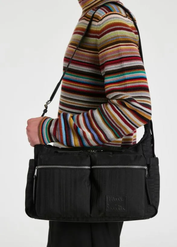 Paul Smith Bags 039Shadow Stripe039 CrossBody Bag Black 8211 Mens