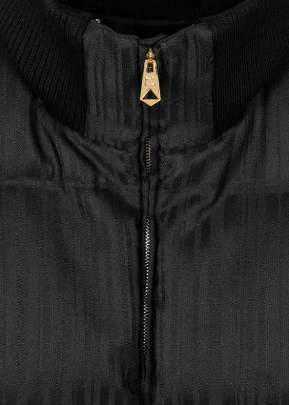Paul Smith Coats and Jackets 039Shadow Stripe039 Down Coat Black 8211 Mens