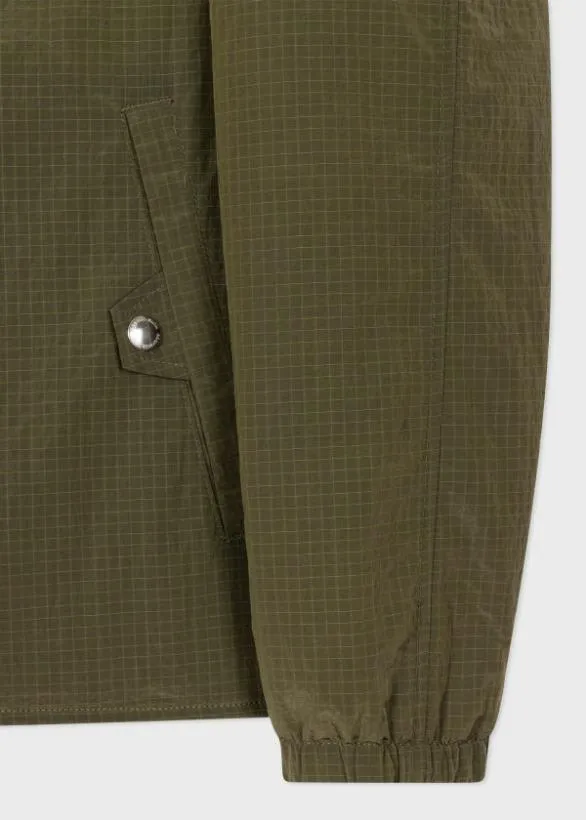 Paul Smith Coats and Jackets Ripstop Reversible Bomber Jacket Green 8211 Mens