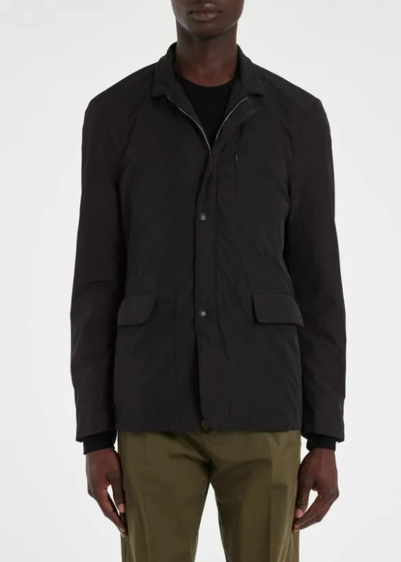 Paul Smith Coats and Jackets ThreeButton Wadded Jacket Black 8211 Mens