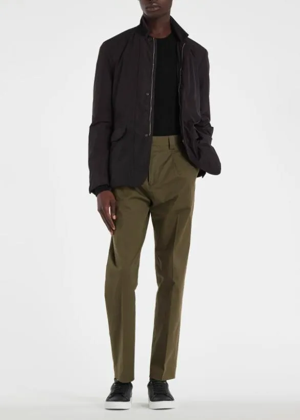Paul Smith Coats and Jackets ThreeButton Wadded Jacket Black 8211 Mens