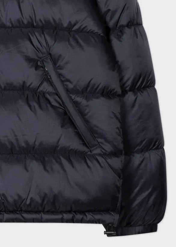 Paul Smith Coats and Jackets Wadded Jacket With Detachable Hood Navy 8211 Mens