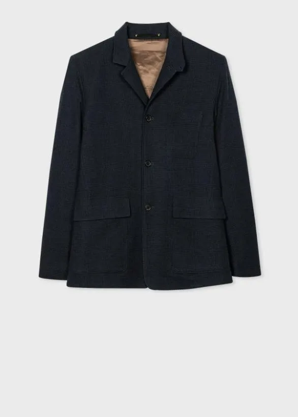 Paul Smith Coats and Jackets WoolBlend Seersucker Wadded Jacket Dark Green 8211 Mens Paul Smith Coats and Jackets WoolBlend Seersucker Wadded Jacket Dark Green 8211 Mens