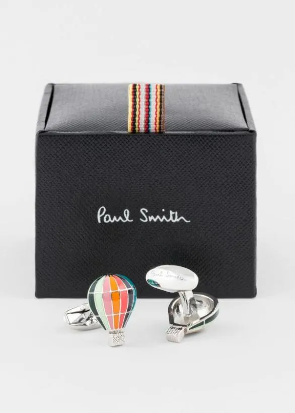Paul Smith Cufflinks Hot Air Balloon Cufflinks Silver 8211 Mens