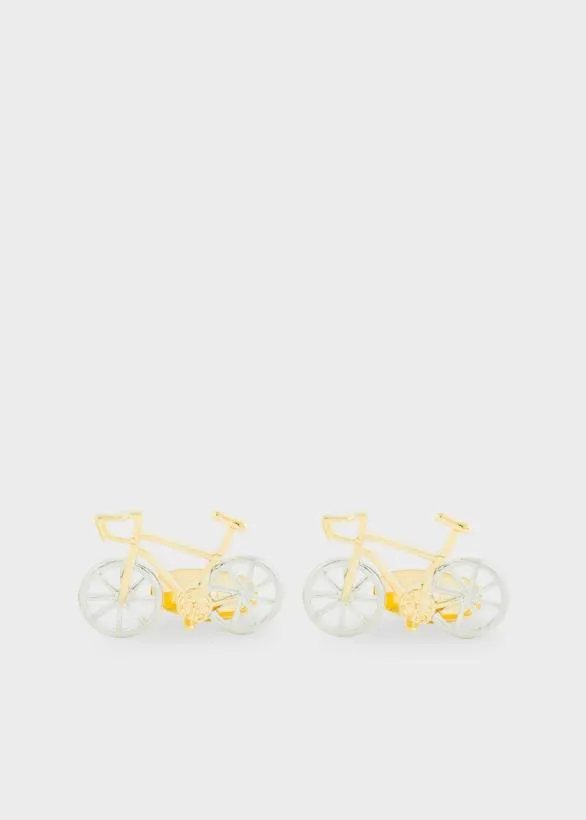Paul Smith Cufflinks Racing Bicycle Cufflinks Gold 8211 Mens