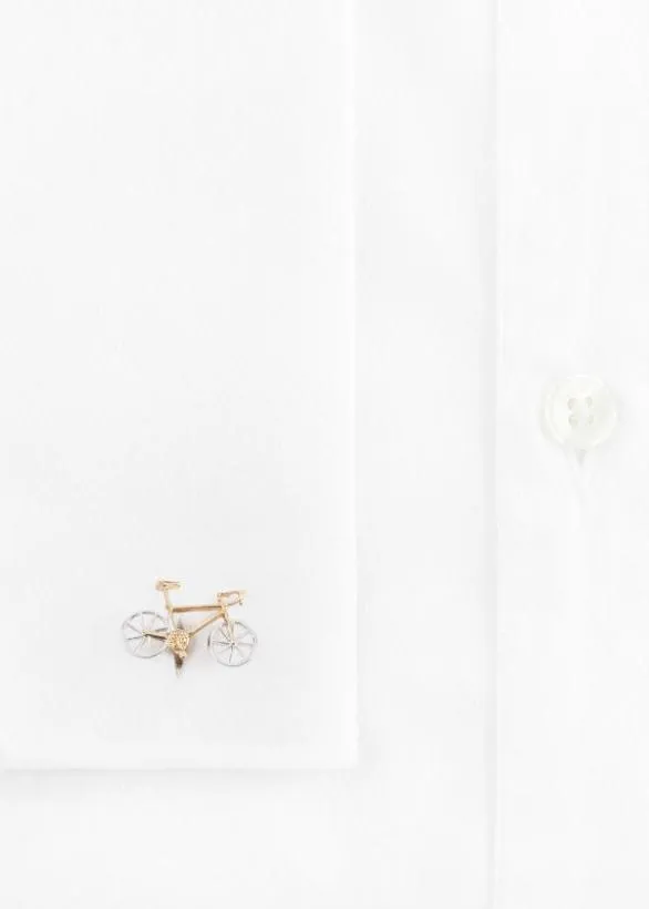 Paul Smith Cufflinks Racing Bicycle Cufflinks Gold 8211 Mens