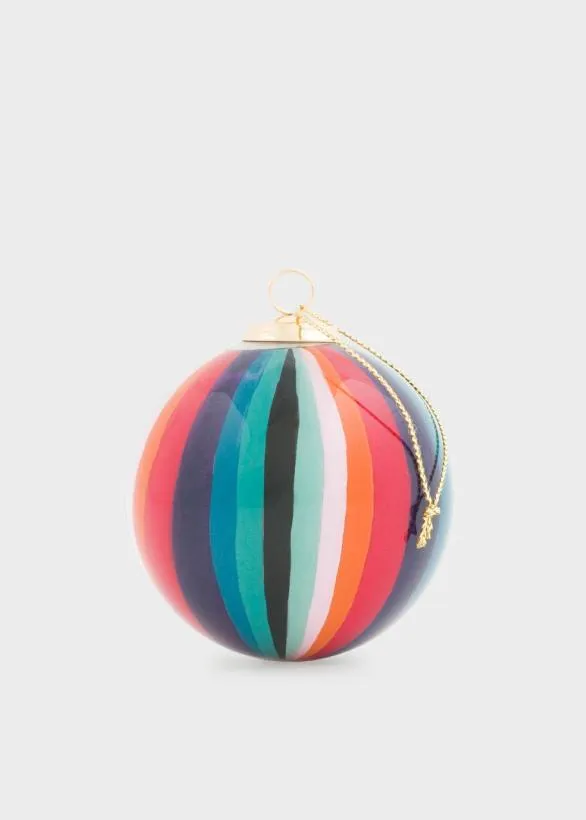 Paul Smith Decorative Accessories HandPainted 039Artist Stripe039 Glass Bauble Artist Stripe 8211 Home Paul Smith Decorative Accessories HandPainted 039Artist Stripe039 Glass Bauble Artist Stripe 8211 Home