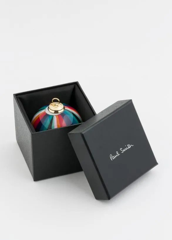 Paul Smith Decorative Accessories HandPainted 039Artist Stripe039 Glass Bauble Artist Stripe 8211 Home