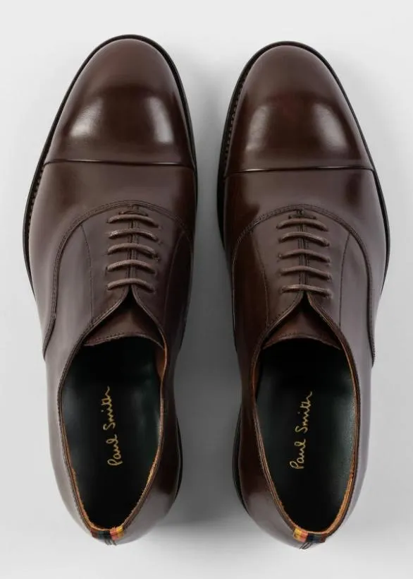 Paul Smith Formal Leather 039Bari039 Shoes Chocolate Brown 8211 Mens