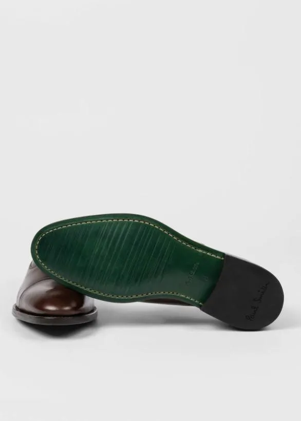 Paul Smith Formal Leather 039Bari039 Shoes Chocolate Brown 8211 Mens