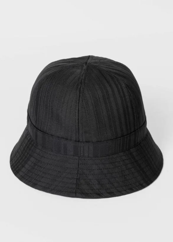 Paul Smith Hats and Gloves 039Shadow Stripe039 Bucket Hat Black 8211 Mens
