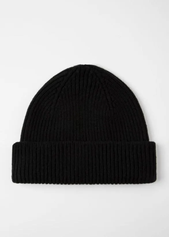 Paul Smith Hats and Gloves CashmereBlend Beanie Hat Black 8211 Mens