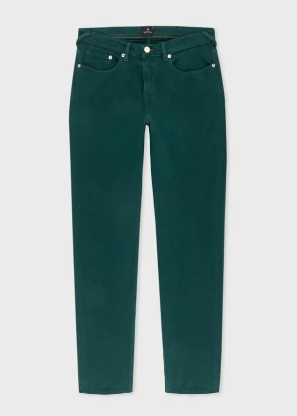 Paul Smith Jeans GarmentDyed Organic CottonStretch Jeans Petrol 8211 Mens
