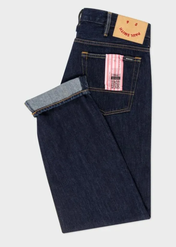Paul Smith Jeans TaperedFit 039Organic Authentic Twill039 Jeans Indigo 8211 Mens