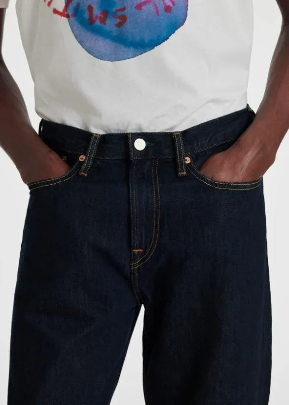 Paul Smith Jeans TaperedFit 039Organic Authentic Twill039 Jeans Indigo 8211 Mens