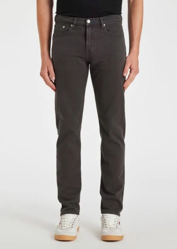 Paul Smith Jeans TaperedFit GarmentDyed Jeans Dark Grey 8211 Mens