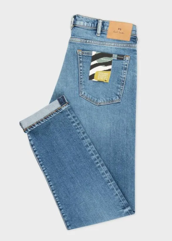 Paul Smith Jeans TaperedFit MidWash Jeans Mid Wash 8211 Mens