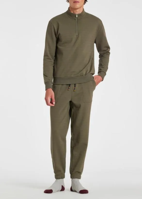 Paul Smith Loungewear Cotton Lounge Pants Khaki 8211 Mens