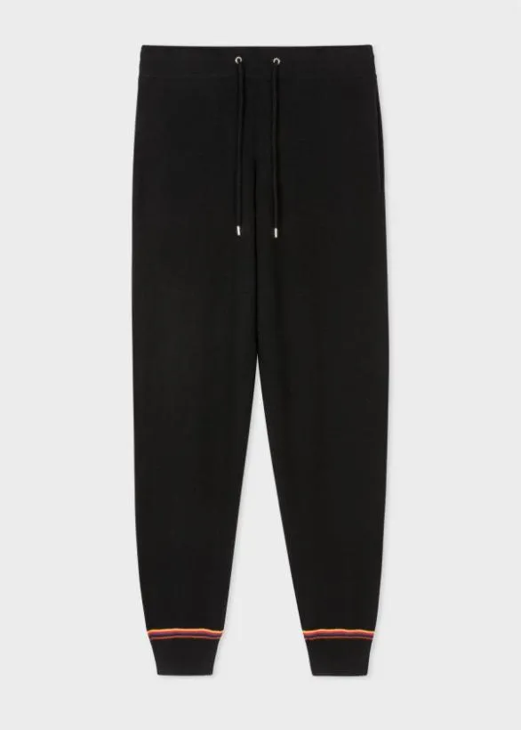Paul Smith Loungewear Knitted Lounge Pants Black 8211 Mens