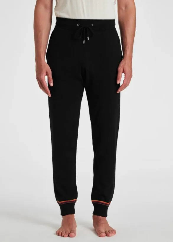 Paul Smith Loungewear Knitted Lounge Pants Black 8211 Mens