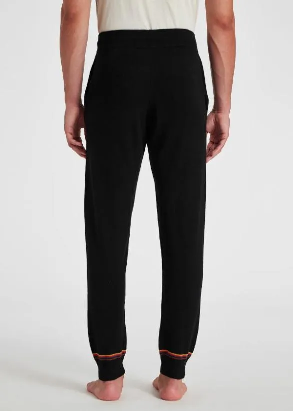 Paul Smith Loungewear Knitted Lounge Pants Black 8211 Mens