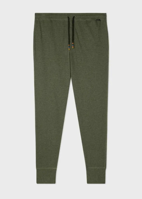 Paul Smith Loungewear Twisted Fleck Cotton Lounge Pants Khaki 8211 Mens